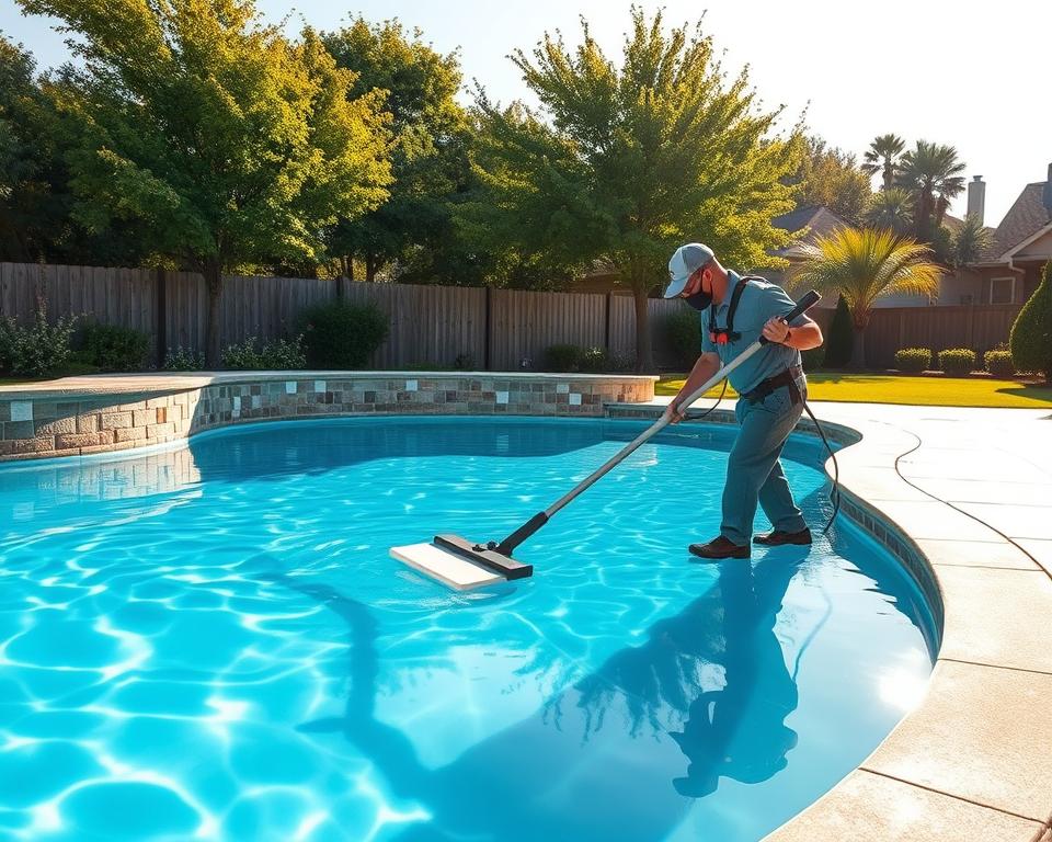 pool cleaning Spring