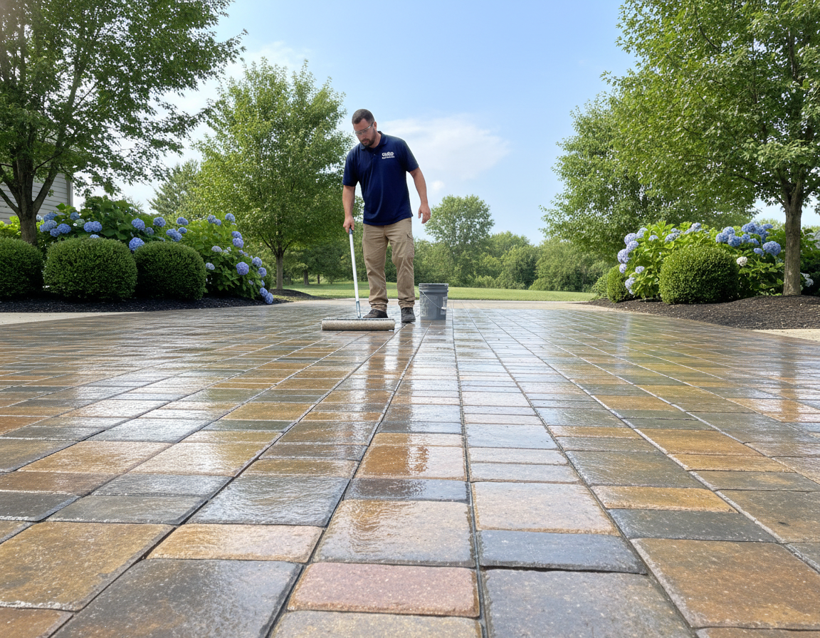 Concrete Paver Sealing In Westerville